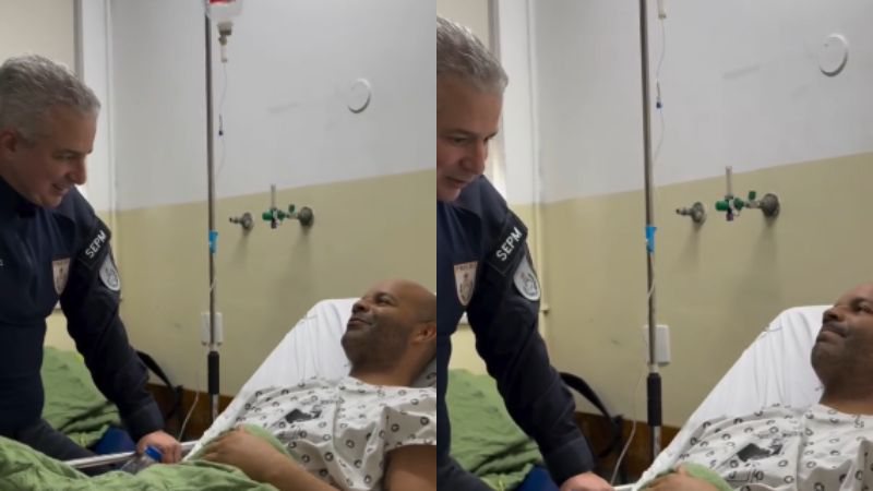 'Sensação de dever cumprido', afirma sargento baleado com quatro tiros durante megaoperação no RJ; assista