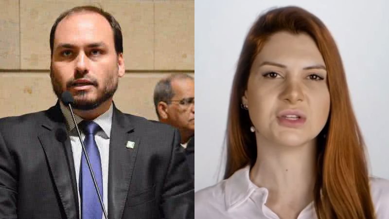 Carlos Bolsonaro chama deputada do PL de 'mentirosa' em discussão sobre candidaturas ao Senado