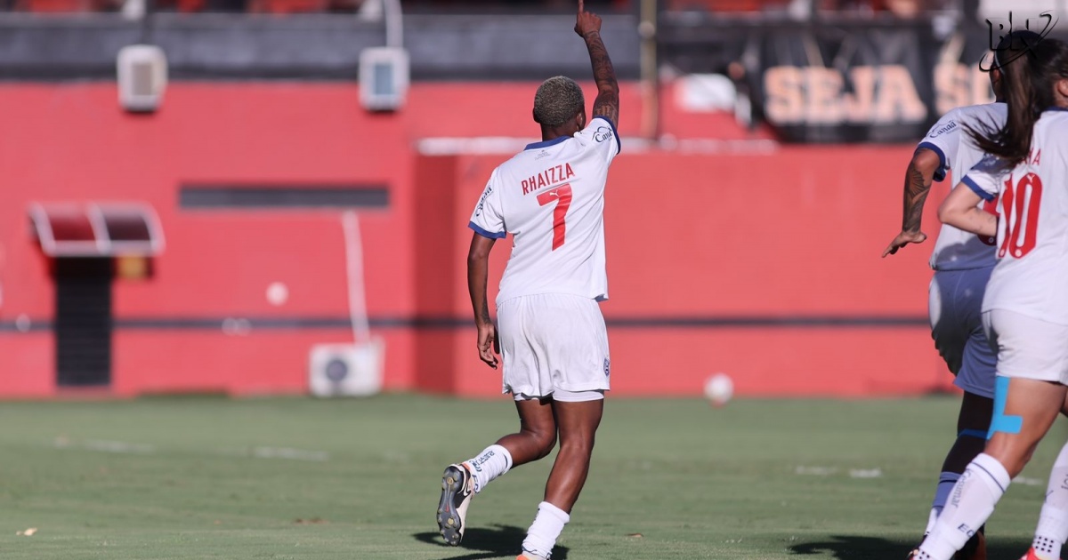 Com gol de Rhaizza, Bahia vence o Vitória em jogo de ida da final do Campeonato Baiano Feminino
