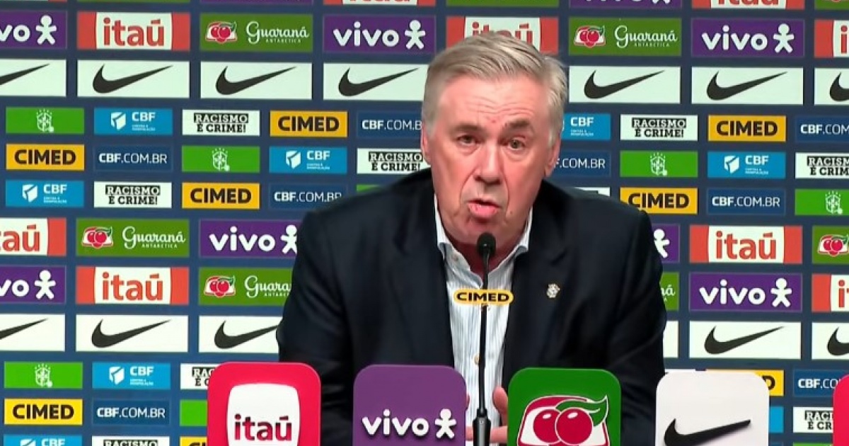 Com presença de Luciano Juba, Vitor Roque e Fabinho, Ancelotti explica novidades na convocação