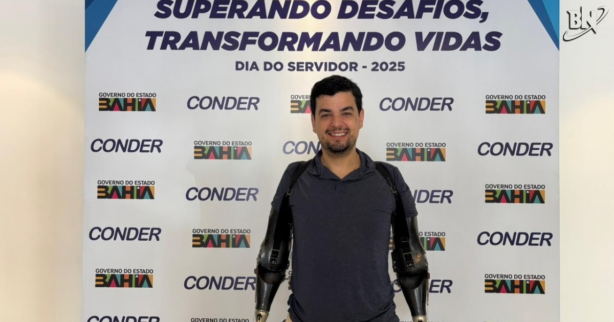 Em Salvador, empresário que perdeu os quatro membros relata sobre inclusão e apoio a pessoas com deficiência severa