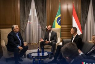 Em encontro com Eduardo Bolsonaro, primeiro-ministro da Hungria fala em "caça às bruxas" no Brasil