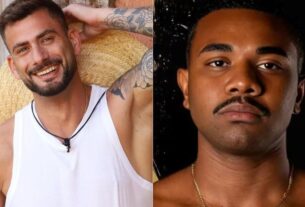 Luta de guê? Nizam comparece à combate de Davi Brito contra Sacha Bali ao lado de namorada famosa; confira