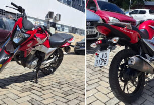 Moto é furtada de dentro do pátio da Delegacia Territorial em Senhor do Bonfim