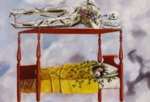 Obra ‘El sueño (La cama)’, da artista mexicana Frida Kahlo