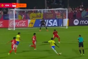 Ruan Pablo marca golaço e Brasil goleia a Indonésia pelo Mundial Sub-17; veja gol da joia do Bahia