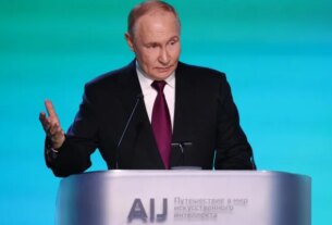 Rússia não pode depender de IA estrangeira, alerta Putin