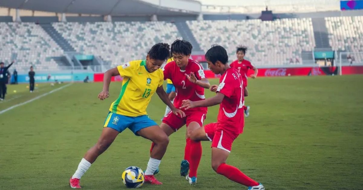 Seleção Brasileira feminina perde para Coreia do Norte e se despede da Copa do Mundo Sub-17