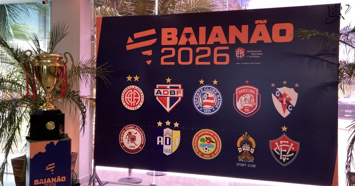 Tabela base do Baianão 2026 é definida; Veja confrontos da primeira rodada e data do Ba-Vi #505