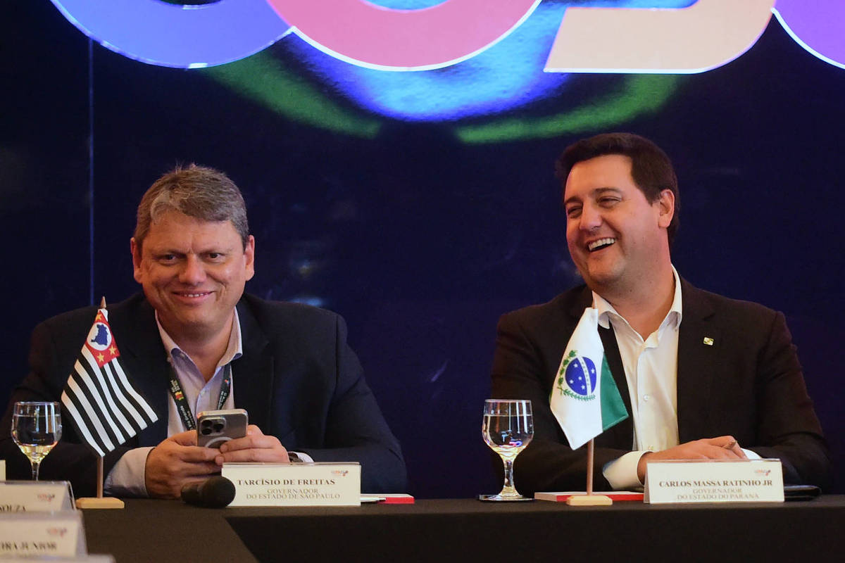 Tarcísio e Ratinho Jr. calculam passos na crise do RJ - 30/10/2025 - Poder