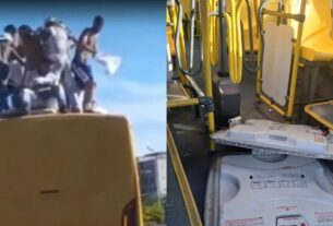 Torcedores do Bahia vandalizam ônibus em Salvador e Semob repudia: "Serão responsabilizados em esfera criminal"