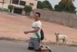 VÍDEO: Estudante percorre 4 km de joelhos após classificação do Palmeiras na Libertadores