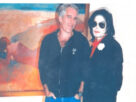 Imagem colorida de Michael Jackson com Epstein