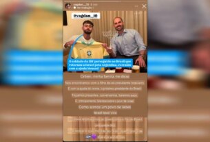 Eduardo Bolsonaro encontra militar de Israel alvo da Justiça no Brasil - destaque galeria