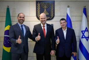 Eduardo Bolsonaro viaja a Israel e encontra Netanyahu - destaque galeria